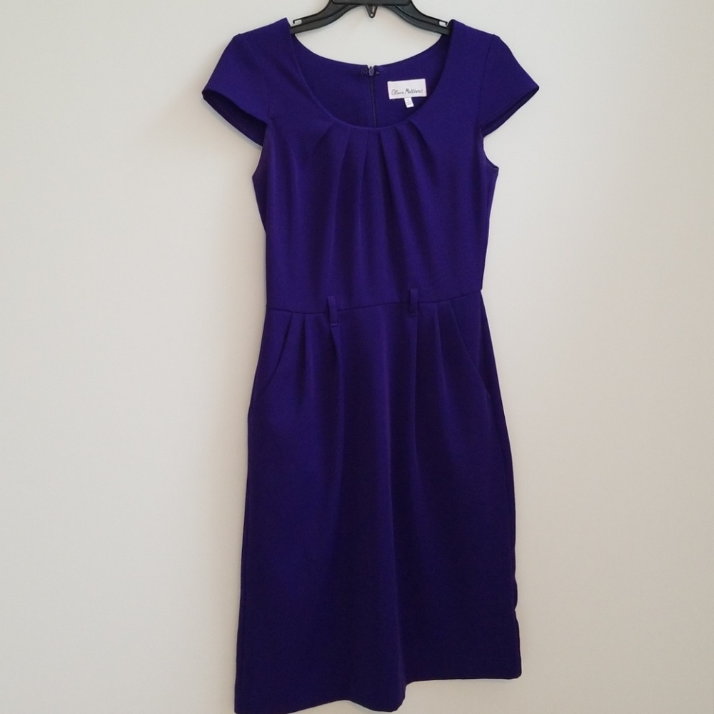 Deep Purple Shift Dress
